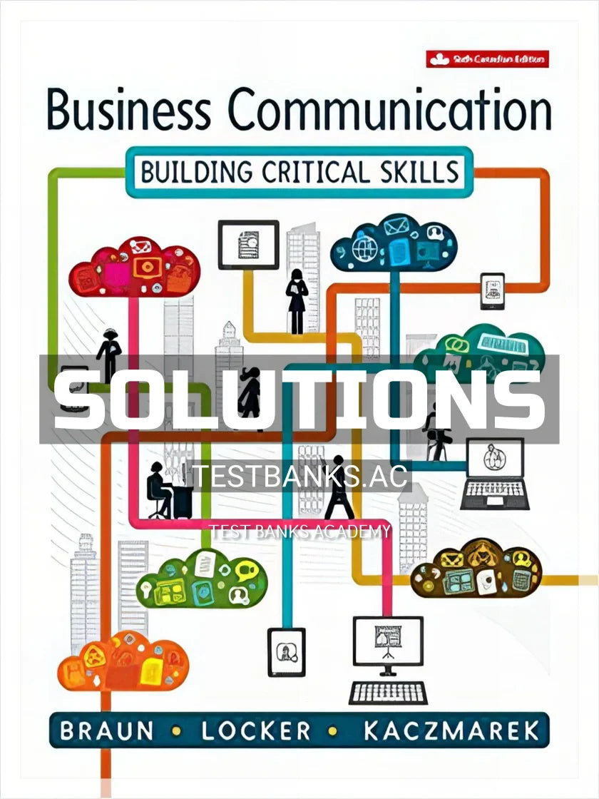 Solutions Manual or Business Communication Building Critical Skills 6t